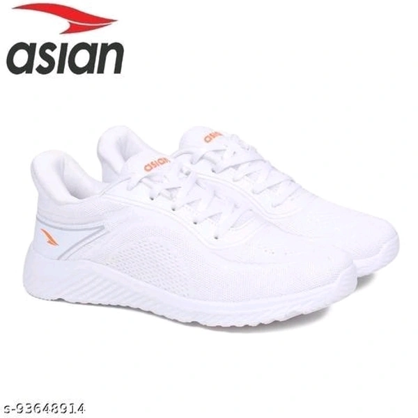 ASIAN Men's Delta-20 White Shoes - IND-10