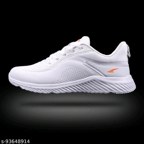 ASIAN Men's Delta-20 White Shoes - IND-10