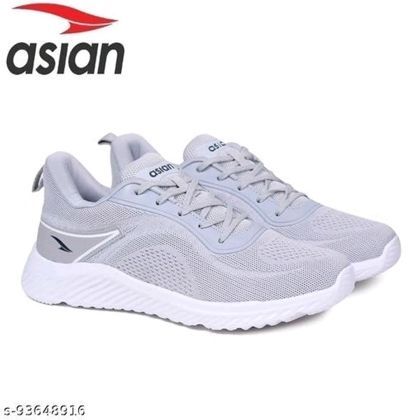 ASIAN Delta-20 Grey Shoes For Men - IND-10
