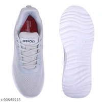 ASIAN Delta-20 Grey Shoes For Men - IND-10