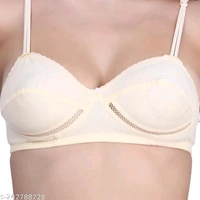 Infashion Double Strip Net Bra (Molticolor, Pack Of 3) - 28B