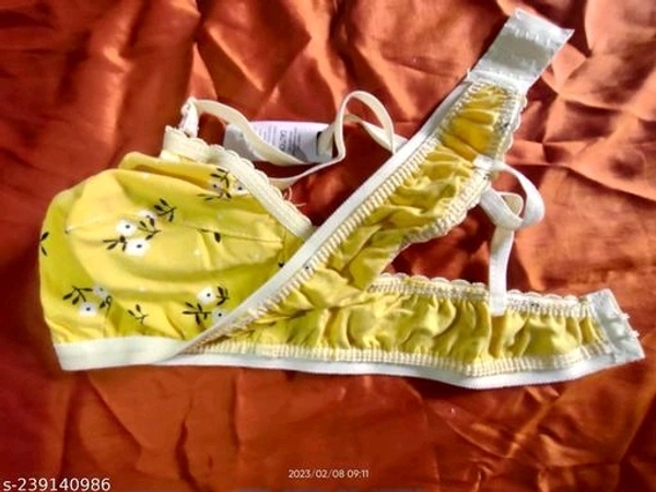 Women Printed Bra Combo Of 6 (Random Color) - 28B