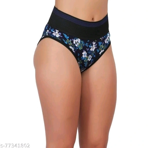 Stylish Cotton Panties For Girls (Pack Of 3) - L