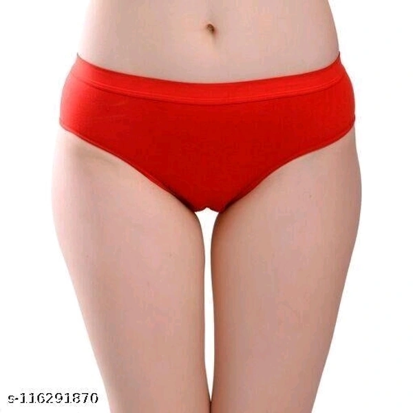 Women Stylinsh Hipster 100% Cotton Panties (Pack Of 5) - M