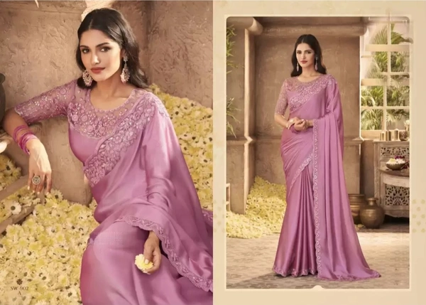 Fancy Jacquard Saree