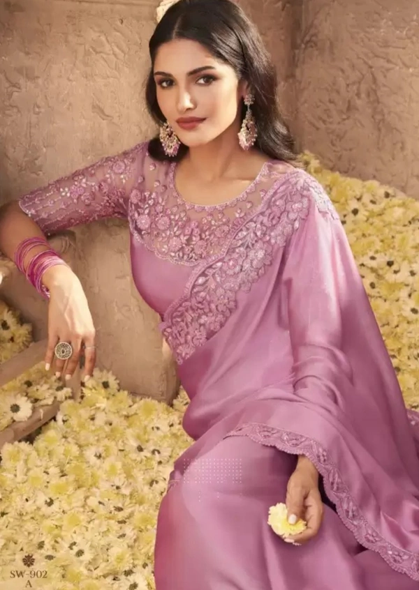 Fancy Jacquard Saree