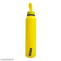 Kitchen Queen 1000ml Bullet Print Water Bottle For Fridge, Home, Office, School, Gym (Pack Of 5) - Yellow