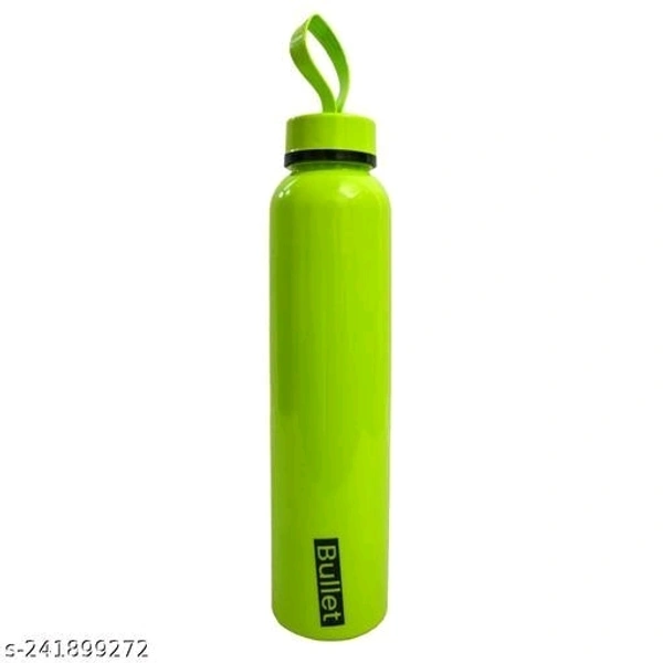 Kitchen Queen 1000ml Bullet Print Water Bottle For Fridge, Home, Office, School, Gym (Pack Of 5) - Green