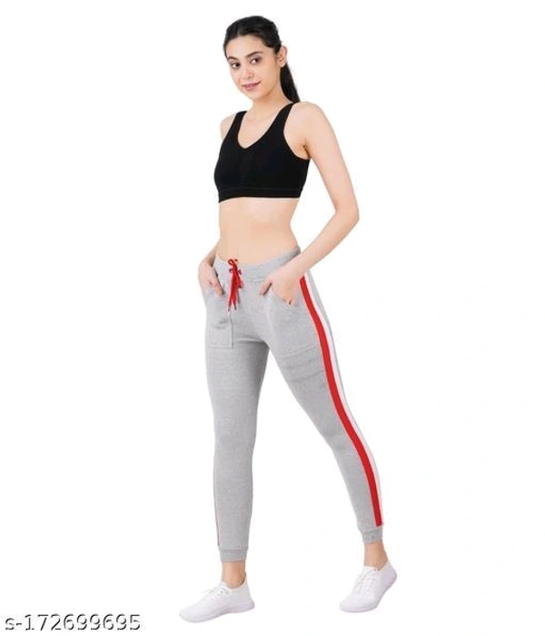 Women's Striped Trackpant|Activewear (Pack Of 2) - FREE SIZE