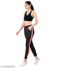Women's Striped Trackpant|Activewear (Pack Of 2) - 34