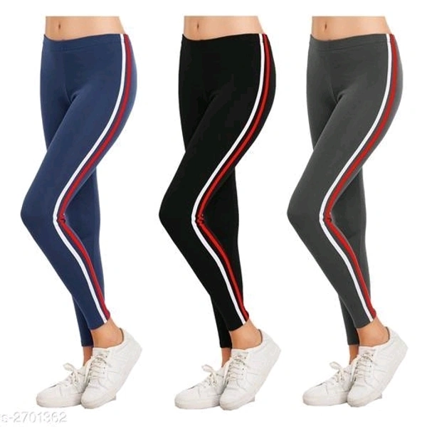 Elegant Poly cotton Women's Tight (Pack Of 3) - 36