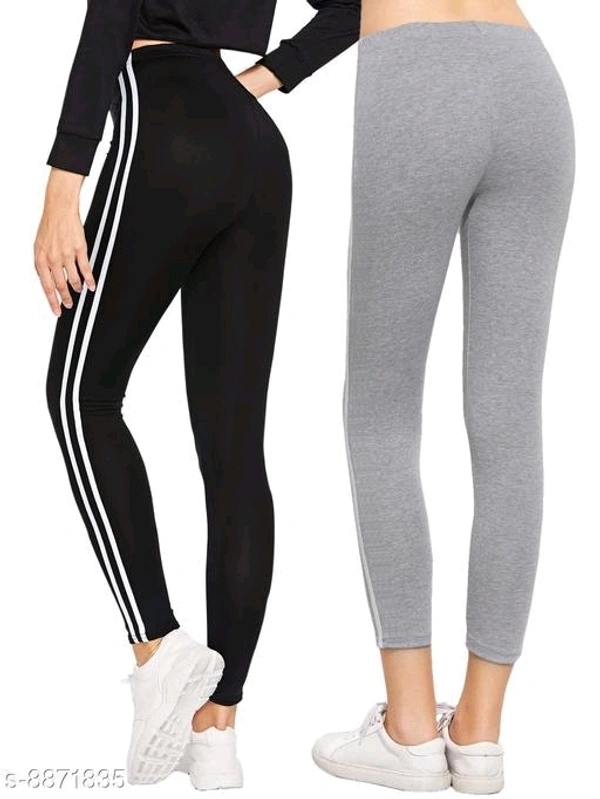 Women Solid Multicolor Trackpants (Pack Of 2) - 34