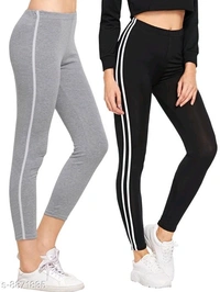 Women Solid Multicolor Trackpants (Pack Of 2) - 36