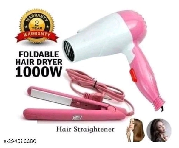 Hair Dryer & Hair Straithtener Combo Pack