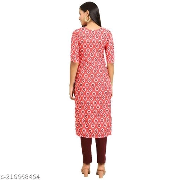 Stylish Women's Crepe Digital Printed Straight Kurti (Pack Of 4) - XXL