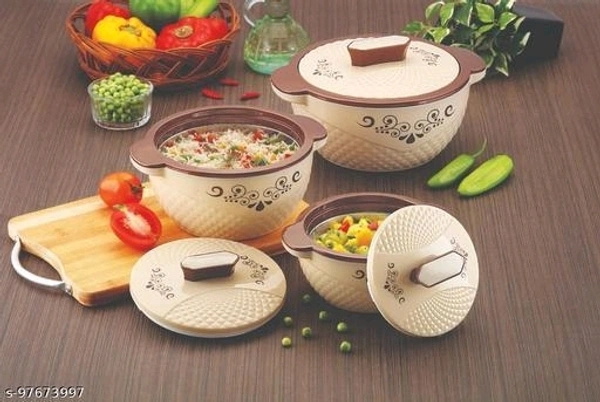 Blubel Lifestyle Galaxy Classic Insulated Inner Stainless Steel Caseroll(500ml, 1000ml, 1700ml) Pack Of 3