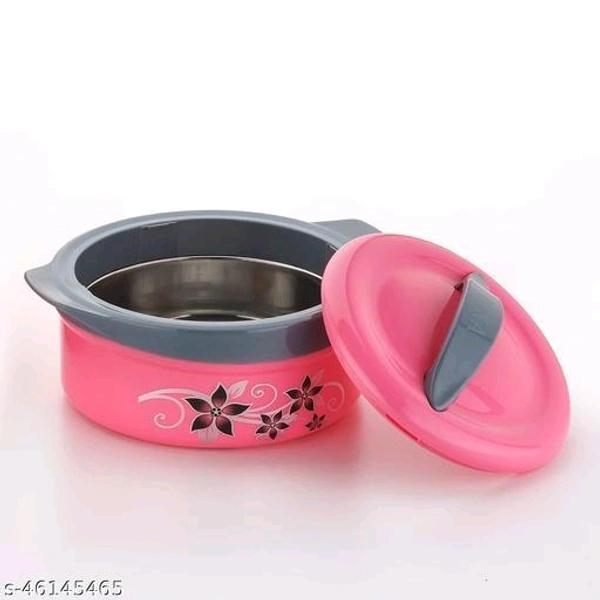 Unicept Inner Steel Insulated Casserole Hot Pot Set Combo Of 1500ml, 2500ml, 3500ml (Pack Of 3)