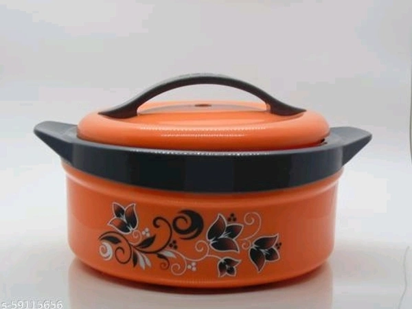 Inner Steel Insulated Casserole Hot Pot Set Combo Of 1500ml, 2500ml (Pack Of 2)