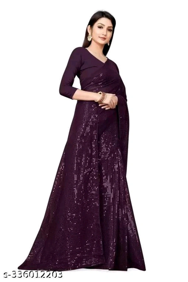 Sequence Saree For Wedding