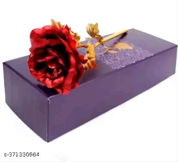 Valentines Day Special Combo Gift Og Gold Plated Rose, Teddy, Heart Box & Couple Ring Set For Your Special One