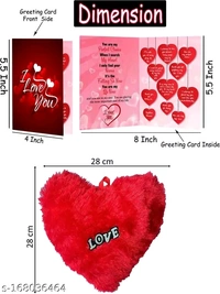 Love Valentine & Birthday Gift For Couples (Love Quoted Pillow,Love Quoted Mug, Love Greetings Card, I Love U Sashe)