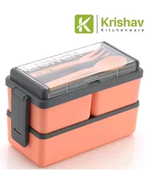 Leak Proof 3 Compartment Lunch Box for Office Men and Lunch Box for Kids, Microwave Safe Lunch Boxes, Reusable, Freezer Safe Food Containers with Spoon for Adults and Kids PP Food Grade Plastic