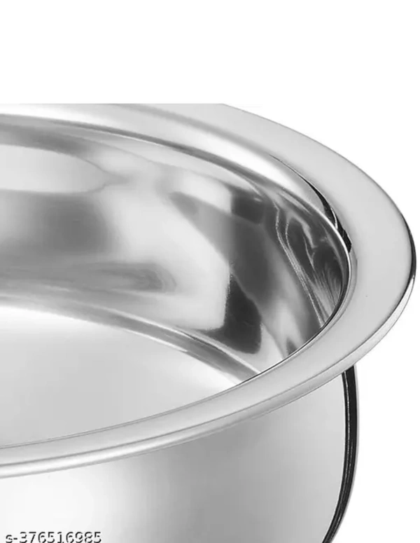 Vigneshgenix Stainless Steel Handi Pot Set (Pack Of 5)