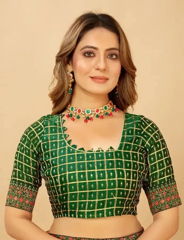 Silk Blend Embossed Saree With Blouse Piece - Yellow