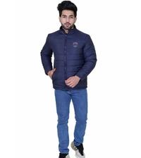 Indian Fort men's full sleeve winter wear jacket - M, Blue