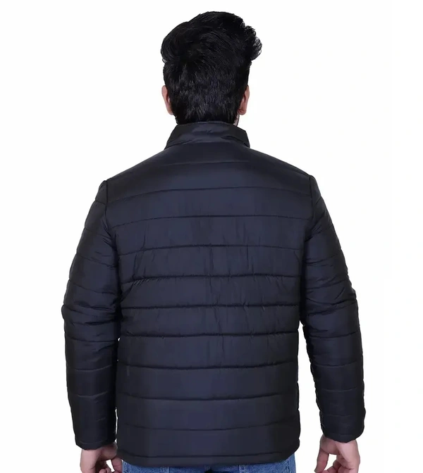 Indian Fort men's full sleeve winter wear jacket Black - Black, L