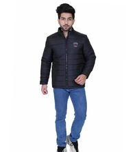 Indian Fort men's full sleeve winter wear jacket Black - Black, L