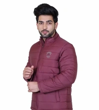 Indian Fort men's full sleeve winter wear jacket - Maroon, M