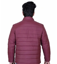 Indian Fort men's full sleeve winter wear jacket - Maroon, M