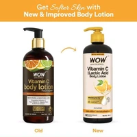 Wow Skin Science WOW Skin Science Vitamin C Body Lotion - Non Sticky & Non Greasy - Moisturising & Smoothening Care - with Vitamin C, Kakadu Plum - No Mineral Oil, Silicones & Color - 400mL