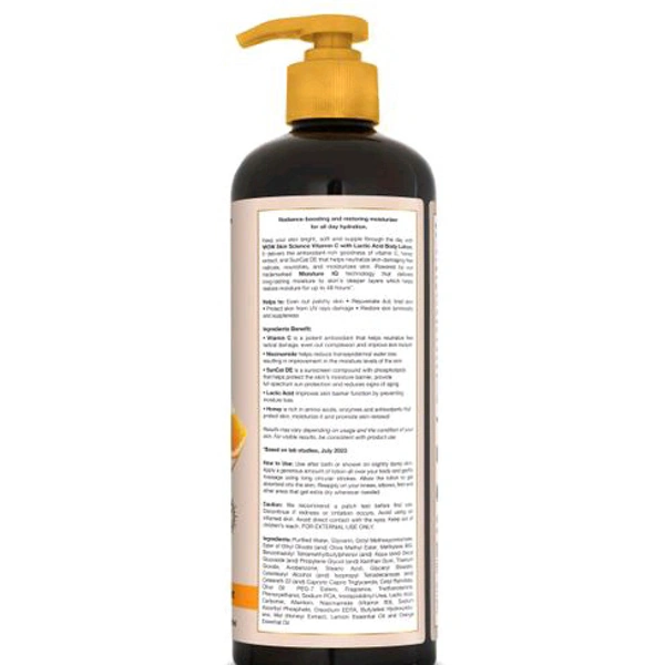 Wow Skin Science WOW Skin Science Vitamin C Body Lotion - Non Sticky & Non Greasy - Moisturising & Smoothening Care - with Vitamin C, Kakadu Plum - No Mineral Oil, Silicones & Color - 400mL