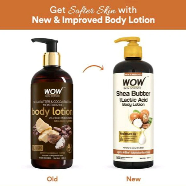 Wow Skin Science  WOW Skin Science Shea & Cocoa Butter Body Lotion 400 ML