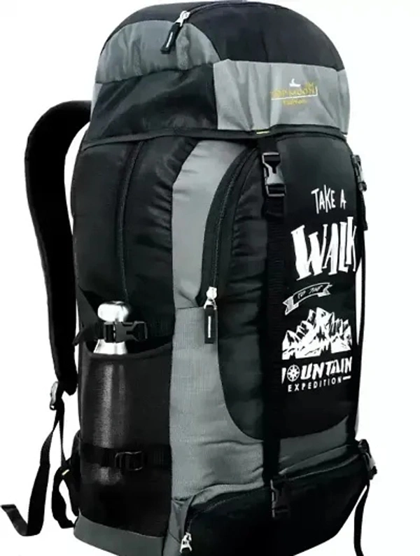 UNISEX Water Proof Rucksack/Hiking/Trekking/Camping Bag/Backpack for Camping Rucksack - 70 L - Black
