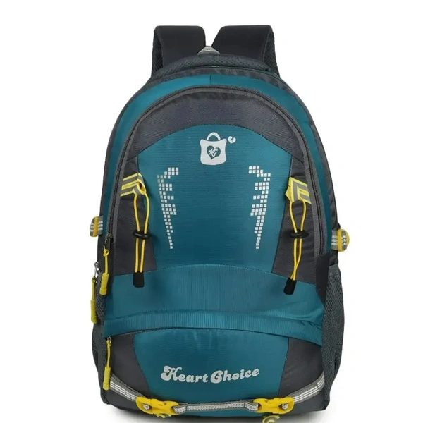 Stylish Heart Choice College School Travel Office Bag - Teal