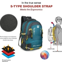 Stylish Heart Choice College School Travel Office Bag - Teal