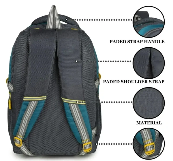 Stylish Heart Choice College School Travel Office Bag - Teal