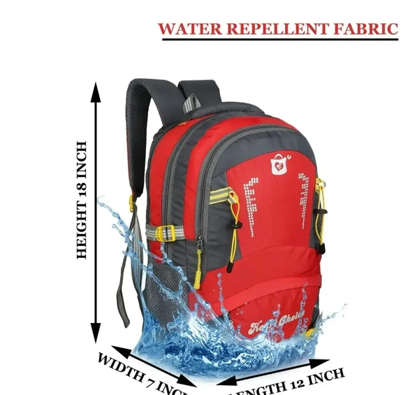 Stylish Heart Choice College School Travel Office Bag - Red