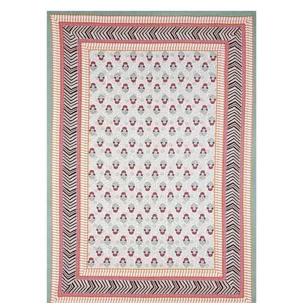 Stylish Women Cotton Printed Single Bedsheet with pillow Cover