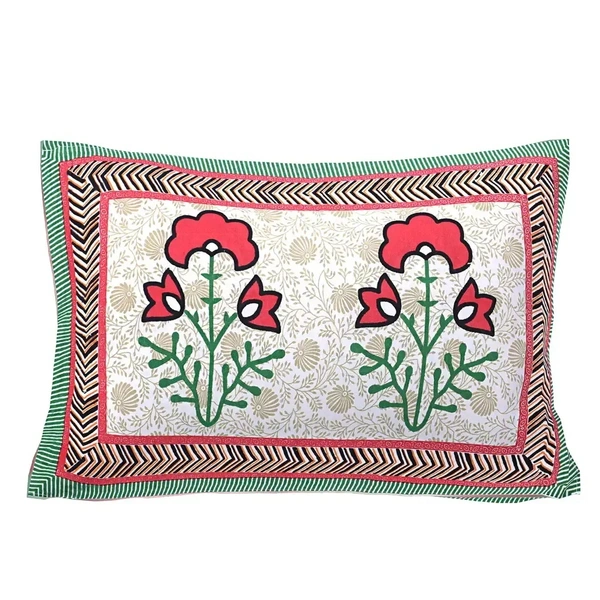 Stylish Women Cotton Printed Single Bedsheet with pillow Cover