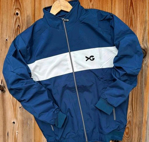 Mens Winter Wind Cheater Jacket (Suitable for Winters) - Blue, XXL