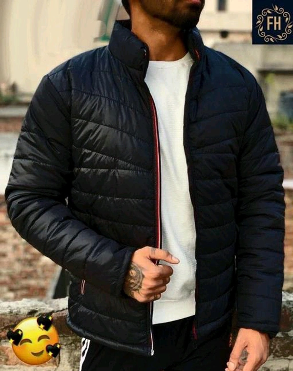 Eddicted Men's Solid Jackets - L, Black