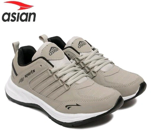 Asian  ASIAN Men's COSCO Grey Sports Running Walking & Gym LIghtWeight Stylish Shoes for Boys & Men - Cameo, IND 9
