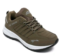 Asian  ASIAN Men's COSCO Brown Sports Running Walking & Gym LIghtWeight Stylish Shoes for Boys & Men - Brown, IND 9