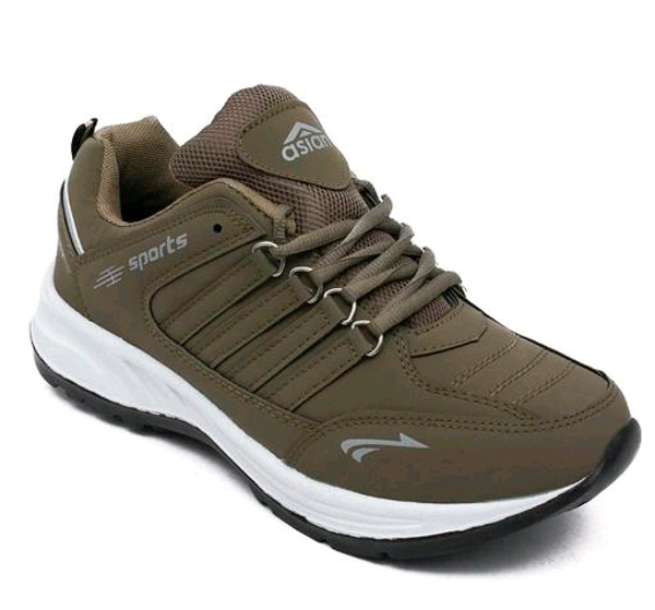 Asian  ASIAN Men's COSCO Brown Sports Running Walking & Gym LIghtWeight Stylish Shoes for Boys & Men - Brown, IND 10