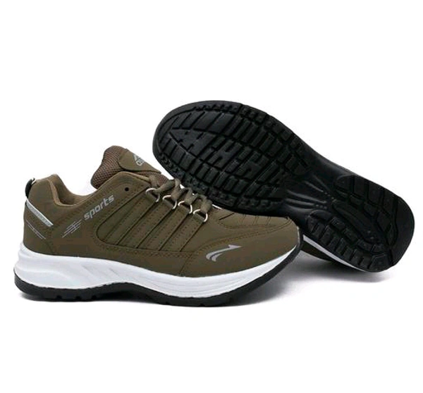 Asian  ASIAN Men's COSCO Brown Sports Running Walking & Gym LIghtWeight Stylish Shoes for Boys & Men - Brown, IND 10