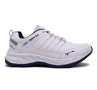 Asian  ASIAN Men's COSCO White Sports Running Walking & Gym LIghtWeight Stylish Shoes for Boys & Men - White, IND 6